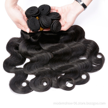 virgin hair bundles for factory wholesales 100% CUTICLE ALIGNED Remy human hair extensions